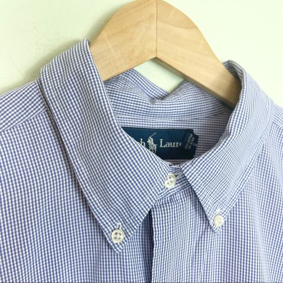 Ralph Lauren Button Down Shirt Blake Cotton Long Sleeve Men's size XL - Picture 3 of 7